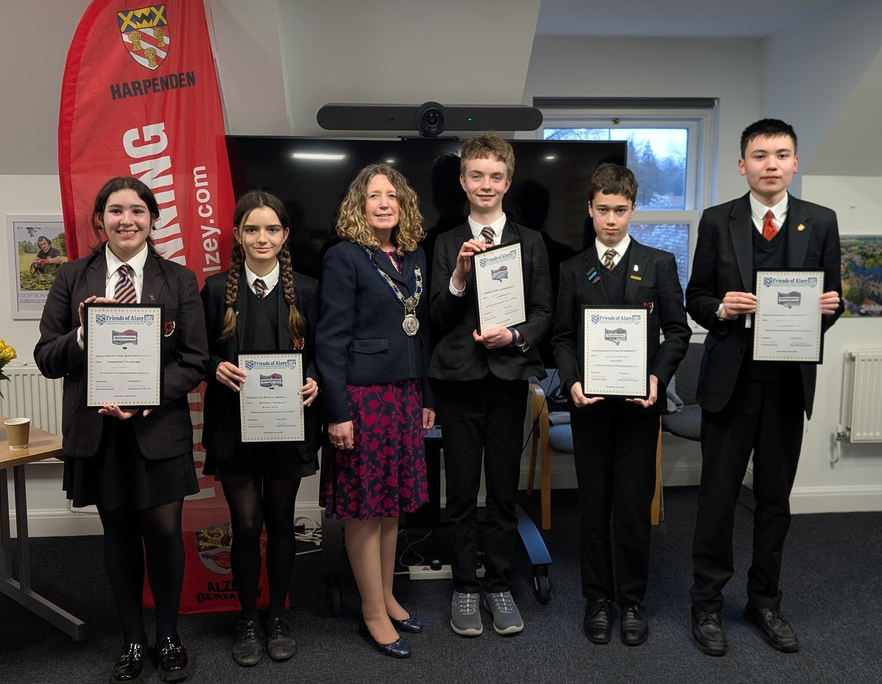 2026 - Deputy Mayor with Film students